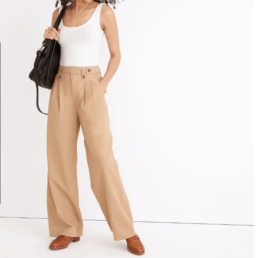 NWT Madewell Harlow Wide-Leg Pants